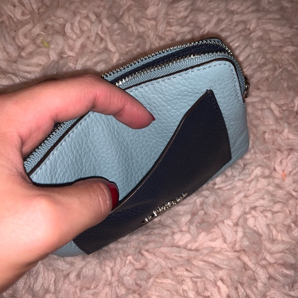 Coach wristlet blue / navy - Picture 6 of 8